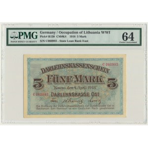 Kaunas, 5 marques 1918 - C - PMG 64