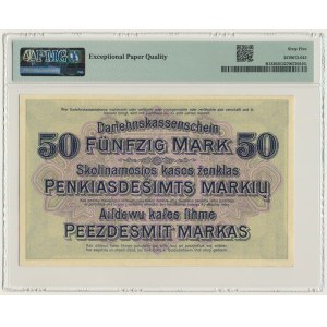 Kowno, 50 Mark 1918 - F - PMG 65 EPQ
