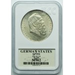 Allemagne, Bavière, Régent Luitpold, 5 Marks Munich 1911 D
