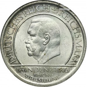 Allemagne, République de Weimar, 5 marks Berlin 1929 A - Prestation de serment