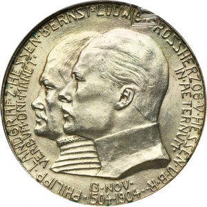 Germany, Hessen-Darmstadt, Ernst Ludwig, 5 Mark Berlin 1904 A