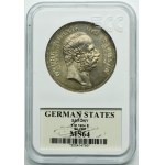 Allemagne, Saxe, George I Vettin, 5 Marks posthume Muldenhütten 1904 E - RARE