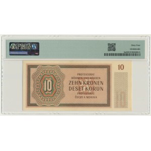 Bohemia & Moravia, 10 Korun 1942 - PMG 64