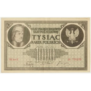 1.000 marek 1919 - III Ser.C - Falsyfikat z epoki - NIEWYŁAPANY