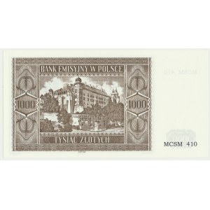 Krakowiak, 1.000 złotych 1941 - MCSM 410 -