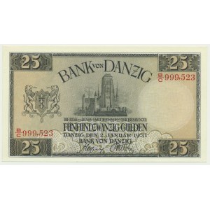 Danzig, 25 Gulden 1931 - B/C -