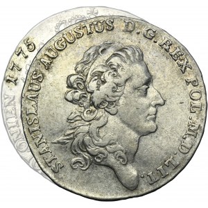 Poniatowski, demi-talaire Varsovie 1775 EB - RARE