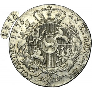 Poniatowski, demi-talaire Varsovie 1775 EB - RARE