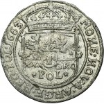 John II Casimir, Tymf Lviv 1663 - VERY RARE, without AT, ex. Potocki