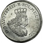 August III Sas, Tymf Elbląg 1763 - HUGE rareté, ex. Potocki