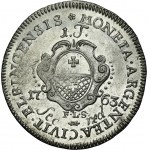August III Sas, Tymf Elbląg 1763 - HUGE rareté, ex. Potocki