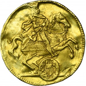 Augustus II the Strong, Vicariate ducat Dresden 1711 - VERY RARE