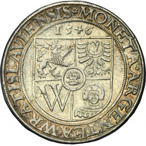 Silesia, City of Wroclaw, Thaler 1546