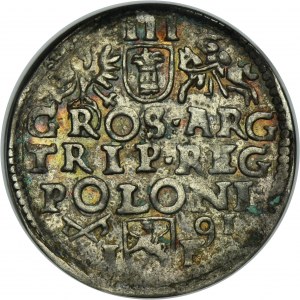 Sigismund III Vasa, 3 Groschen Posen 1591