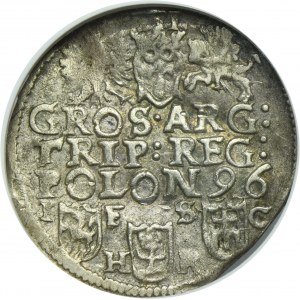 Sigismund III Vasa, 3 Groschen Bromberg 1596