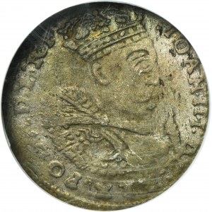 John III Sobieski, 3 Groschen Krakau 1684 - RARE