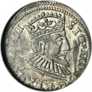 Sigismund III Vasa, 3 Groschen Riga 1592 - LI