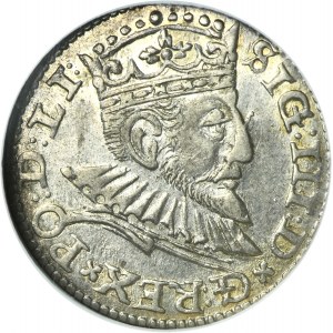Sigismund III Vasa, 3 Groschen Riga 1592 - LI
