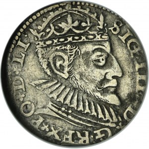 Sigismund III Vasa, 3 Groschen Riga 1590 - LI