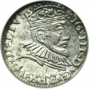 Sigismund III Vasa, 3 Groschen Riga 1593 - LIV