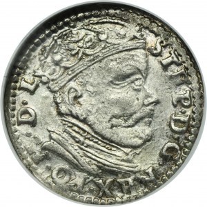 Stephan Bathory, 3 Groschen Vilnius 1585