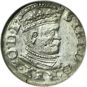 Stephen Bathory, 3 Groschen Riga 1586 - small head
