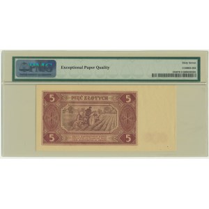 5 złotych 1948 - AR - PMG 67 EPQ