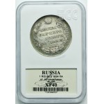 Russie, Alexander I, Ruble St. Petersburg 1824 СПБ ПД