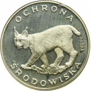 PRÓBA, 100 złotych 1979 Ochrona Środowiska Ryś