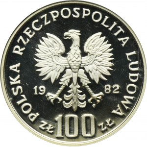 SAMPLE, 100 PLN 1982 Ochrana životného prostredia, Bociany