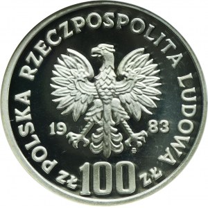 PRÓBA, 100 złotych 1983 Ochrona Środowiska Niedźwiedzie