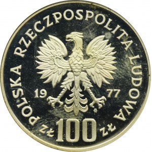 PRÓBA, 100 złotych 1977 Ochrona Środowiska Ryba