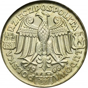 PRÓBA, 100 złotych 1966 Mieszko i Dąbrówka głowy