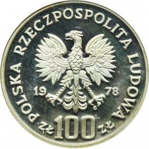 PRÓBA, 100 złotych 1978 Ochrona Środowiska Łoś