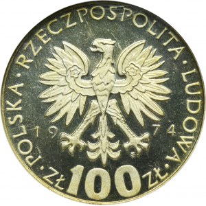 PRÓBA, 100 złotych 1974 Maria Curie-Skłodowska