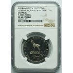 PRÓBA NIKIEL, 100 złotych 1979 Ochrona Środowiska Kozica - NGC PF65 CAMEO