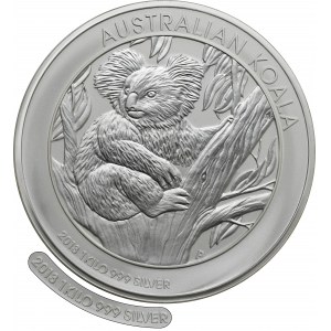 Australia, Elizabeth II, 30 Dollars Perth 2013 P - Koala - 1 kg of silver