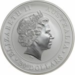 Australia, Elizabeth II, 30 Dollars Perth 2013 P - Koala - 1 kg of silver
