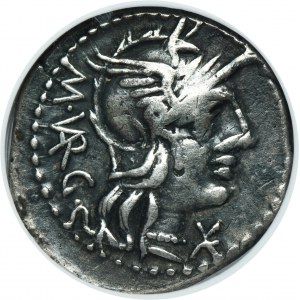 Roman Republic, M. Vargunteius, Denarius 130 BC
