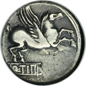 Roman Republic, Titius, Denarius 90 BC