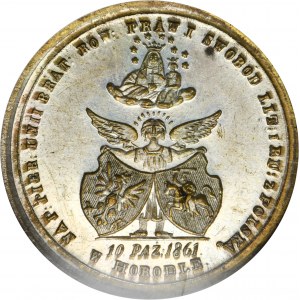 Medal Manifestation of the Unity of the Polish-Lithuanian Commonwealth in Horodle 1861