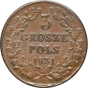 Novembrové povstanie, 3. grosze Varšava 1831 KG