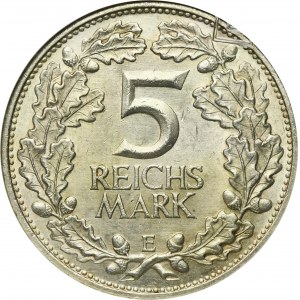 Allemagne, République de Weimar, 5 Marek Muldenhütten 1925 E