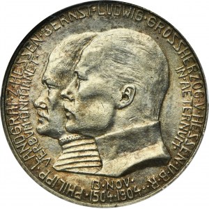 Allemagne, Hesse-Darmstadt, Ernest Ludwig, 2 Marks Berlin 1904 A