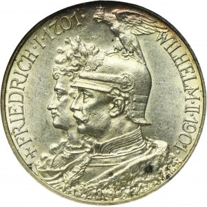 Allemagne, Royaume de Prusse, Guillaume II, 2 Marks Berlin 1901