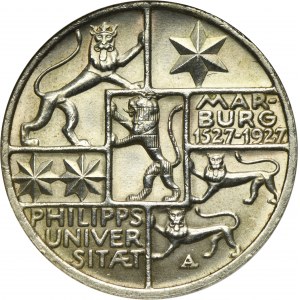 Germany, Weimar Republic, 3 Mark Berlin 1927 A - GCN MS62