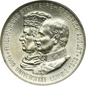 Germany, Kingdom of Saxony, Friedrich August III, 2 Mark Muldenhütten 1909