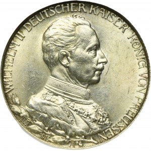 Germany, Kingdom of Prussia, Wilhelm II, 2 Mark Berlin 1913 A