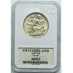 Švajčiarsko, 5 frankov Bern 1948 - Ústava