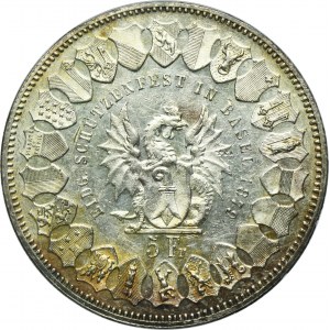 Switzerland, 5 Francs Bern 1879 - Shooting Festival in Basel